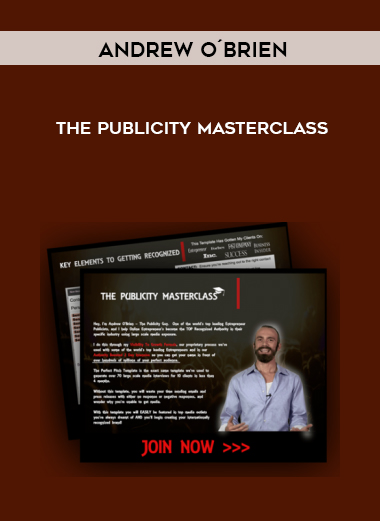 Andrew O´Brien – The Publicity MasterClass digital download